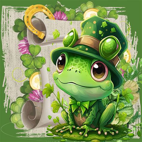 St. Patrick's Day Frog Free Stock Photo - Public Domain Pictures