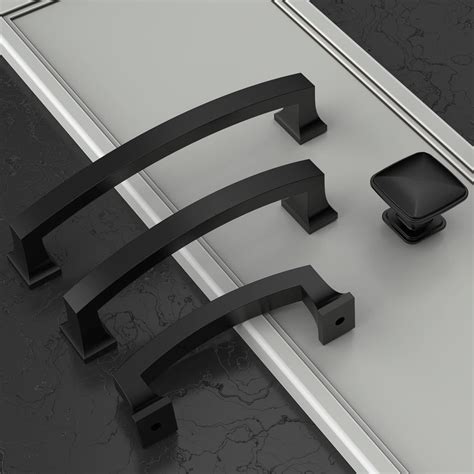 Buy Amerdeco 15 Pack Matte Black 3 Inch(76mm) Hole Centers Kitchen ...