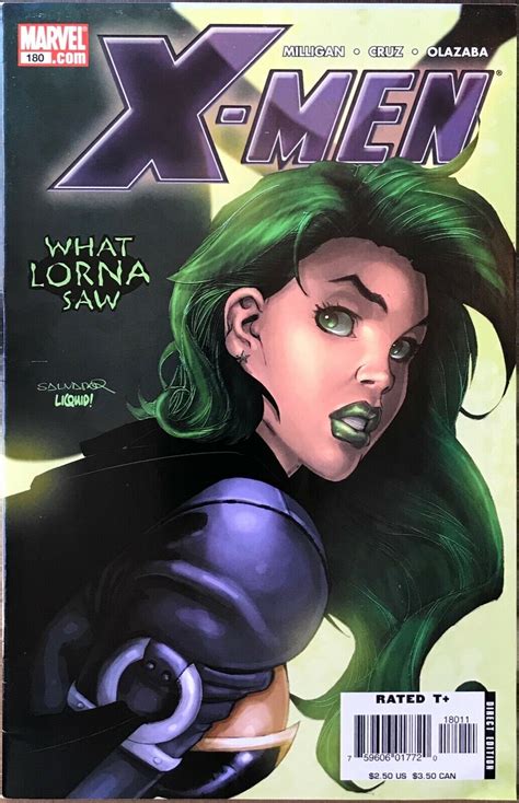 X-MEN Comic Issue 180 — 2006 Marvel Universe - Polaris - Lorna Dane ...