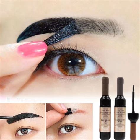 3 colors waterproof liquid eyebrow tinting gel long lasting waterproof ...