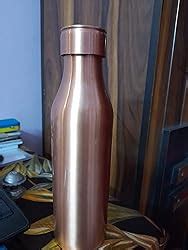 BROSH Copper Water Bottle 1 Liter for Drinking Water, Leak Proof ...