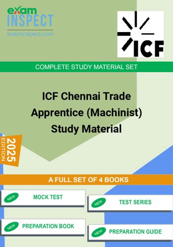 ICF Chennai Trade Apprentice (Machinist) Study Material - JET Exam ...