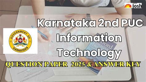 Karnataka 2nd PUC Information Technology Question Paper And Answer Key ...