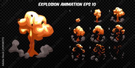Explosion Sprite Animation 的图像结果