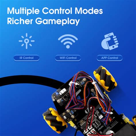 ACEBOTT QD001 ESP32 4WD Smart Robot Car Kit for Arduino – Robocraze