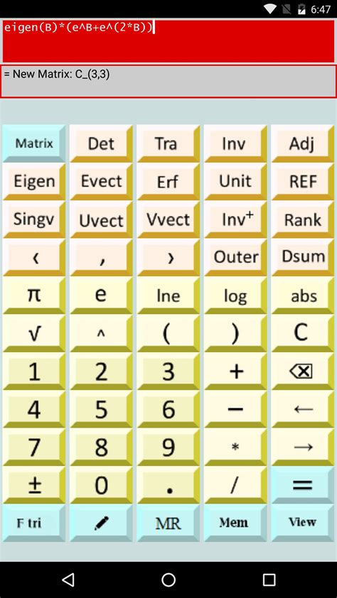 Image result for Matrix Calculus Table