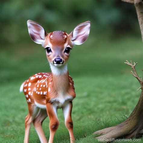 Adorable Small Deer | Stable Diffusion Online