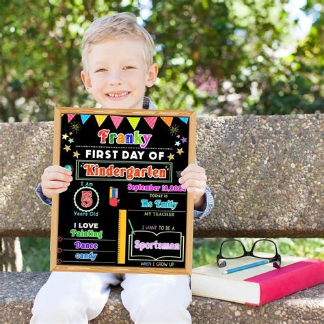 OCHIDO First Day and Last Day of School Chalkboard Sign India | Ubuy