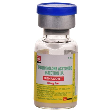 Kenacort - 40 mg/ml- Bottle of 1 ml Injection : Amazon.in: Fashion