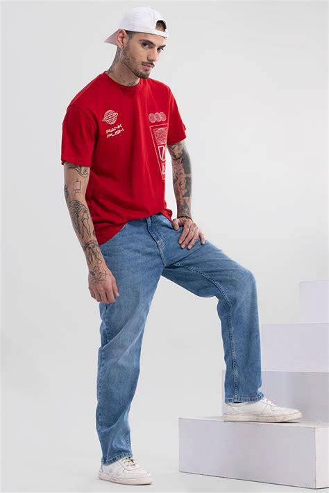 Buy Men's EasyStride Blue Comfort Fit Jeans Online | SNITCH