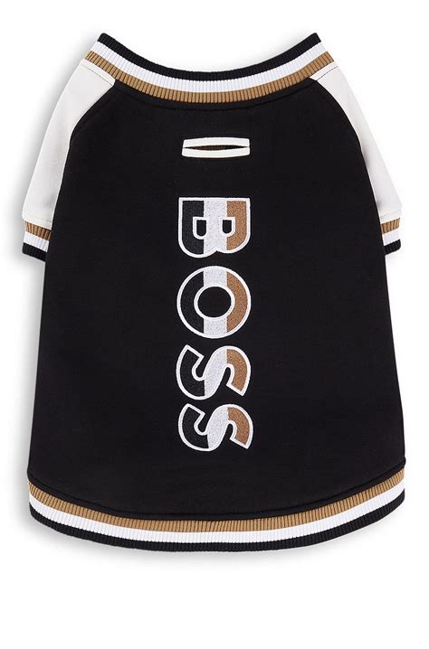 BOSS - Dog bomber jacket with embroidered logo - Beige