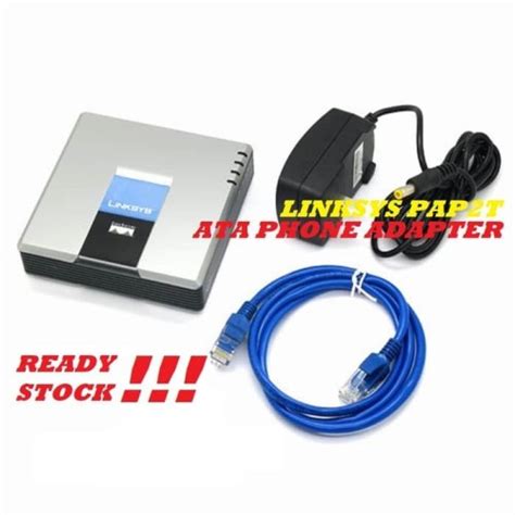 Jual Linksys PAP2T SIP VOIP ATA Phone Adapter 2 FXS PAP2T-NA - Jakarta ...