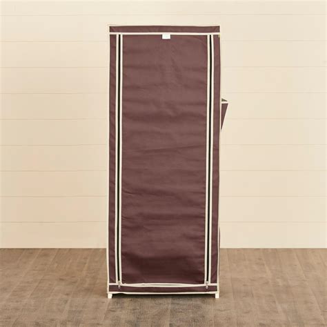 Buy Helios Footon Fabric 8 Pairs Collapsible Shoe Rack - Brown from ...