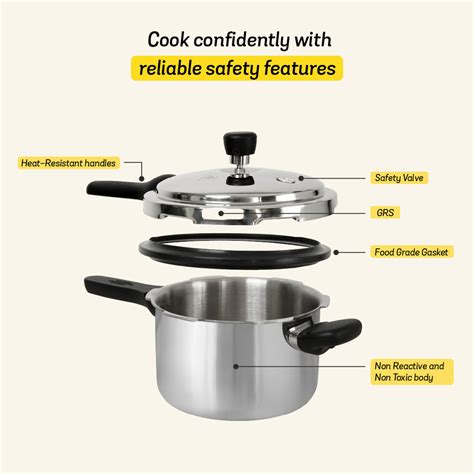 2L Pressure Cooker – Meyer Presta Triply with Outer Lid | Best 2L Cooker