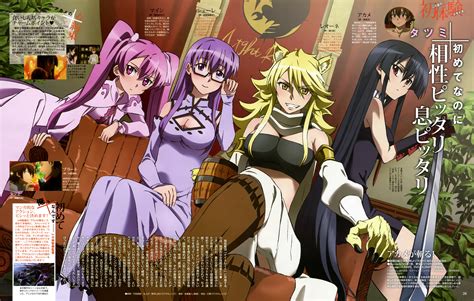akame, leone, mine, and sheele (akame ga kill!) drawn by takeda_naoki ...