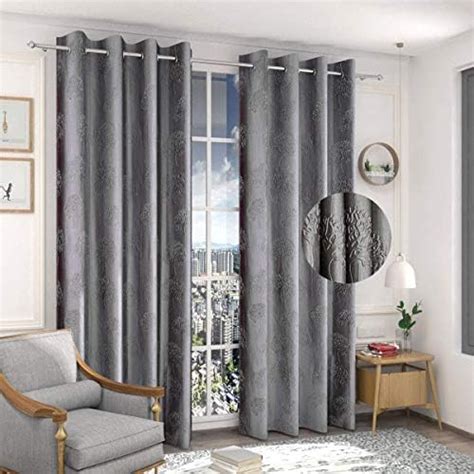 Buy Home Sizzler Abstract 4 Piece Eyelet Polyester Door Curtain Set ...