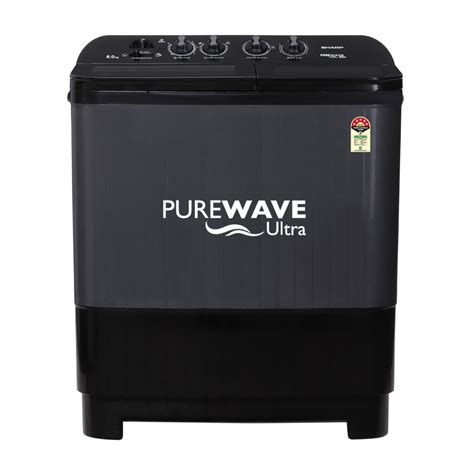 Buy Sharp PureWave 8 Kg Top Load Semi-Automatic Washing Machine, ES ...
