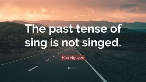 Past Tense Of Sing