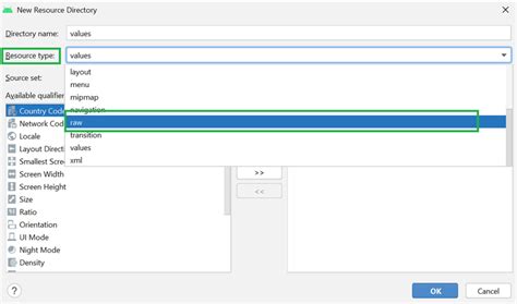 Image result for How to Create Raw File in Android Studio