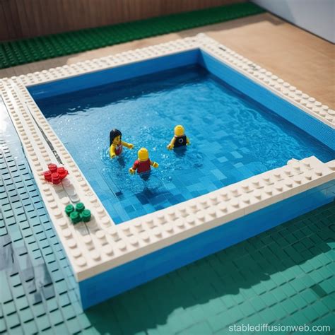 Image result for LEGO Swimming Pool Tutorial