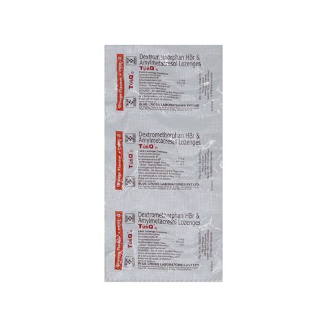 Tusq D Orange Cough Lozenges 6's Price, Uses, Side Effects, Composition ...