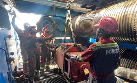 MHC Winch Drum Retrofit Work at Mundra Adani Port – Complete Project by ...