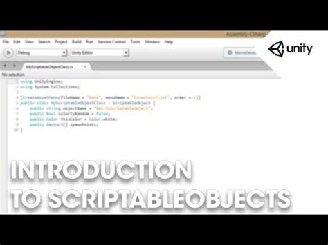 Image result for Scriptable Objects Tutorial