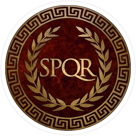 Spqr Symbol Of Ancient Rome Sticker | Ancient rome, Ancient, Rome