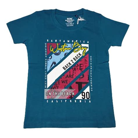Buy Teeny Weeny - Boys Half Sleeves Round Neck T Shirt Age Group 10-11 ...