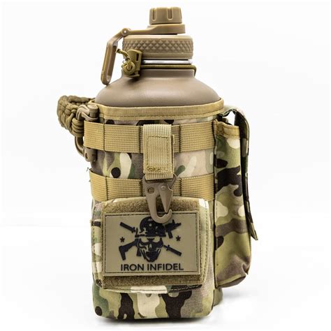 Iron Infidel Battle Bottle - Half Gallon Insulated Water Bottle with ...