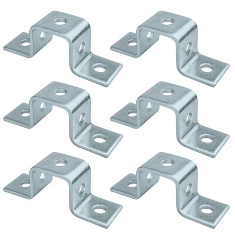 5 Hole U Shaped Strut Connector Bracket, Height 1Ã‚¾", Width 1Ã‚½ ...