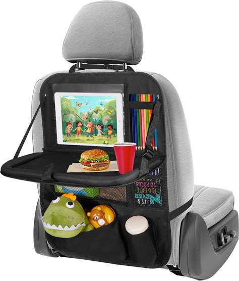 Amazon.com: KOHUIJOO Back Seat Car Organizer with Tablet Holder, 6 Storage Pockets Car Storage ...