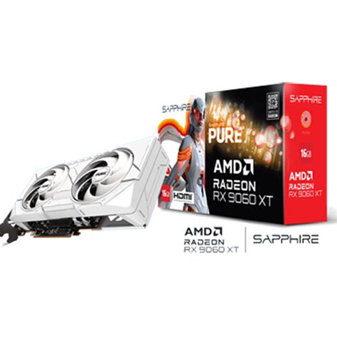 Sapphire Pure RX 9060 XT OC 16GB GDDR6 Graphics Card - 11350-02-20G ...