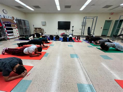 Valencia Middle School | PE is not just about games. Plank is great for ...