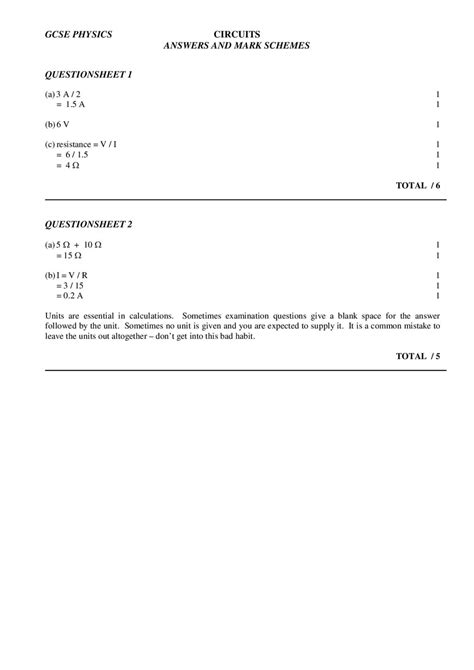 GCSE Physics Circuits Questions 的图像结果