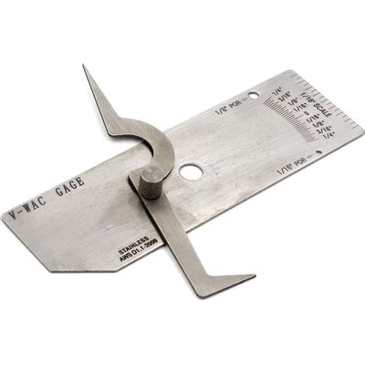 WeldingStop V-WAC Welding Gauge Weld Undercut Gage Porosity India | Ubuy