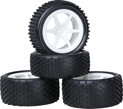 Amazon.com: RCMOXETO 12mm Hex RC Wheels and Tires for MJX Hyper Go HB16M Upgrades Parts Deerc ...