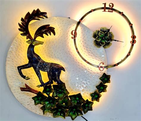Exclusive Deer Wall Clock – PC HOME DECOR
