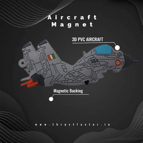 ANIMATED FIGHTER AIRCRAFT KEY CHAIN / MAGNET