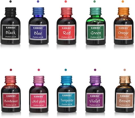 Buy Fountain Pen Bottled Ink, 30ml Calligraphy Ink Bottle Drawing ...