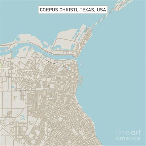 Map Of Corpus Christi Texas Streets