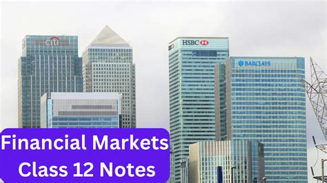 Image result for Financial Markets Tutor2u