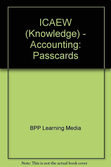 Buy ICAEW (Knowledge) - Accounting: Passcards Book Online at Low Prices ...