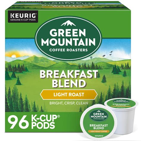 Green Mountain Coffee Roasters Breakfast Blend Single-Serve Keurig K ...