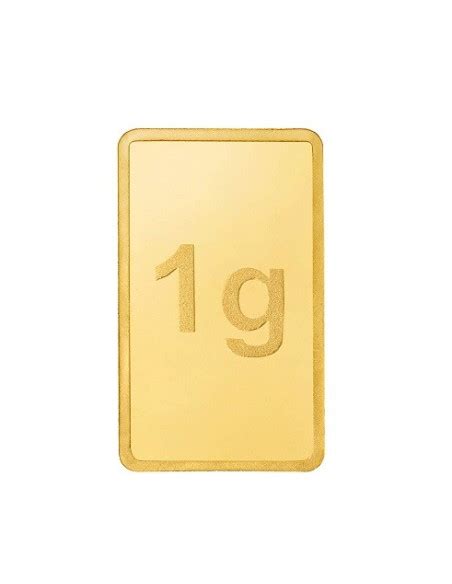 BRPL Bangalore Refinery Gold Bar Of 1 Grams in 24 Karat 999.9 Purity ...