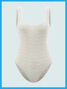 SHEIN Crisscross Backless Solid Tank Bodysuit | SHEIN USA