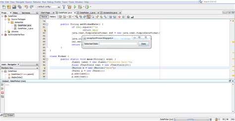Date Picker On Eclipse Using Java 的图像结果