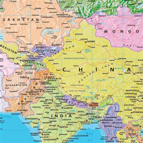 Wall Maps - Giant World Political Wall Map