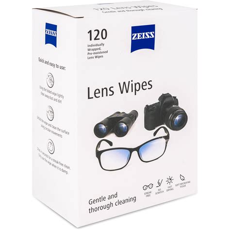 ZEISS Lens Wipes (120-Pack) 000000-2451-374 B&H Photo Video
