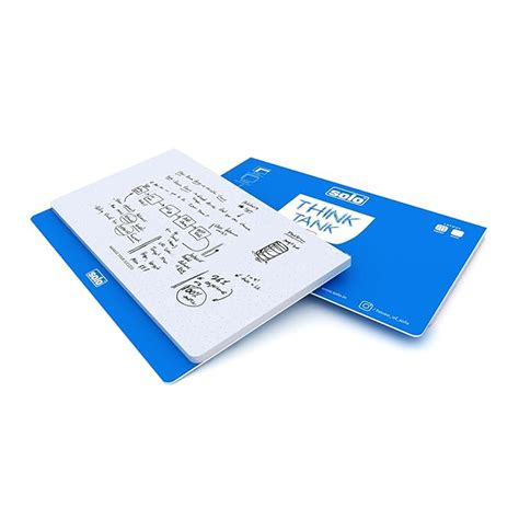 SOLO Think Tank Dot Grid Paper Pad- Pack of 2, B6 Dotted 50 Sheets ...